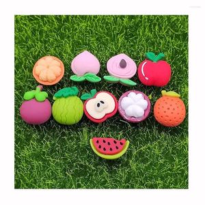 Fiori decorativi 20/50/100x Simulazione Parte posteriore piana Frutta Flatback Resina Cabochon Scrapbooking Craft Fit Phone Decor Accessori per capelli fai da te