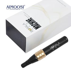 Maskin AIMOOSI BORALA Högkvalitativ professionell tatuering Mikrobladande ögonbryn Läppar PMU Hine Gun Pen Needle Permanent Makeup Supplies