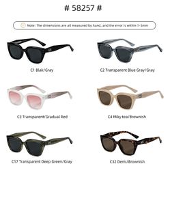 Óculos de sol da moda feminino TR Frame Travel UV óculos de sol masculino presentes por atacado para amigos