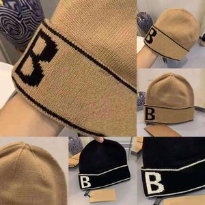 Ull stickad hatt för män design mode hip hop brev solid skalle utomhus kvinnor vinter hatt mössa svart grå motorhuv