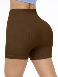 Scherma Chrleisure Summer Shorts Cycling Shorts Women Striped High Waist Shorts Shorts Skinny Chave Short Short Short Pants Fiess