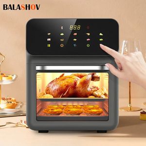 10L Large Capacity Electric Air Fryers Oilfree Automatic Household Kitchen 360°Baking Convection Oven Deep Fryer without Oil 231229