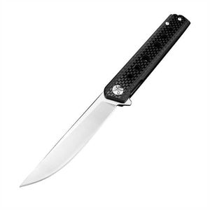 Outdoor G10 Handle Tactical Pocket Knife D2 Aço Lâmina de Rolamento de Esferas Camping EDC Caça Facas Dobráveis