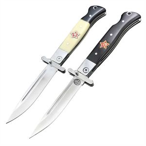 Russian Outdoor Resin Handle Pocket Knife 3.8in Blade Tactical EDC Camping Hunting Folding Knives