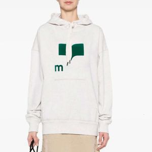 24ss Isabel Marant Tasarımcı Hoodies Sıradan Baskılı Mektup Kadınlar İçin Kapüşonlu Sweatshirt Uzun Kollu Döngü Sweaters