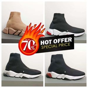 Tasarımcılar Belikge Hızları 2.0 V2 Günlük Ayakkabı Platformu Spor Sneaker Erkek Kadınlar Tripler S Socks Boots Marka Beyaz Mavi Işık Yakut Yüksek