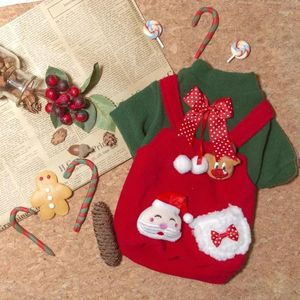 Abbigliamento per cani Pet Natale Combattimento Addensare Abito Maglione Abbigliamento Festa invernale Teddy Cat Designer Pile Plus Cappotto di alce Bichon