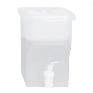 Vattenflaskor 3.6L kylskåp Kallt vattenkokare med kran Lemonad Bottle Drinkware Pot Beverage Dispenser Cool Bucket For Kitchen