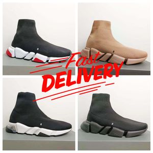 Дизайнерская обувь Paris baleshiigas Носки для мужчин и женщин Triple-S черные красные дышащие кроссовки Race Runner Shoes Повседневная обувь для ходьбы