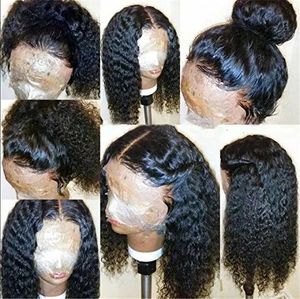 Wigs HD 360 Lace Frontal Wig Humano Pré -explodido Water Water onda 13x4 Perucas frontais afro enlameado para mulheres negras Cabelo virgem brasileiro