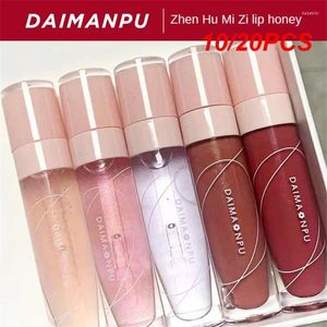 Lip Gloss 10/20 PCS Óleo Antiaderente Copo Lábios Maquiagem Cristal Jelly Lipgloss Esmalte Shimmer Brilhante Lantejoulas Glitter Cosméticos