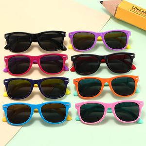 Luxury Funny Square Designer Kids Student Parenting Solglasögon Shades UV400 Fashion Boys Girls Children Unique Tourism Beach Sun Protection Sun Glasses