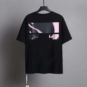 Brand Luxury T-shirts Designers Mens t Shirts Offs Men Women Offwhites Tops Tees Summer T-shirt Classic Back Paint Arrows White Short Sleeve Tshirt Casual Tshirts 3hff