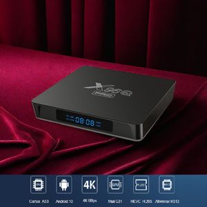 X96Q Pro TV Box Android 10 2.4G AllWinner H313 Quad Cortex A53 1GB/8GB 2GB/16GBメディアプレーヤーレシーバーHD入力セットトップボックス