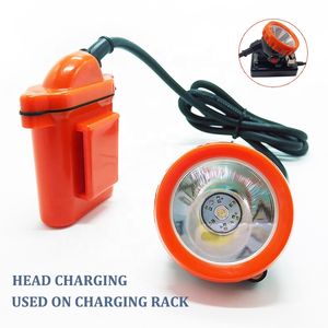 KL8M LED -gruvarlampa Uppladdningsbar explosion Proof Mining strålkastare Säkerhet Mine Cap Light IP67 Vattentät för fiskejaktcamping