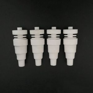 6 w 1 ceramiczny końcówkę paznokci uniwersalny paznokcie paznokci 10 mm 14 mm 18 mm męskie akcesoria palenia banger gwóźdź słoma do bongs