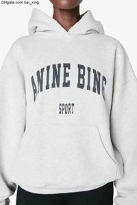 Bluzy Annie 2023 Nowy Bing Summer Oryginalny Mix 30 Style Bawełna projektantka Kobiet mody Hoodie Streetwear Lose Oversize Tee Skateb