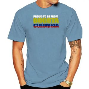 Camisas Projetando Colômbia Bogotá Camiseta Homens Hilariantes Mulheres Camisetas 2022 Plus Size S5XL