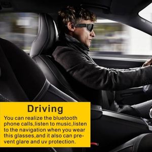 Glasses hot selling driving Smart Glasses smart bluetooth polarized glasses noise reduction stereo music one button control men driver sun