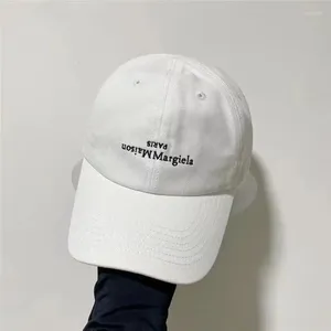 Caps de bola Martin Bordado bordado Baseball Cap France Brand Women Letter Margiela for Men Hat Kpop Hats