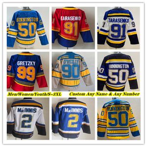 Benutzerdefinierte Hockey-Trikots Brayden Schenn Robert Thomas Binnington Pavel Buchnevich Kevin Hayes Torey Krug Justin Faulk Brandon Saad Alexey Toropchenko Parayko Blues