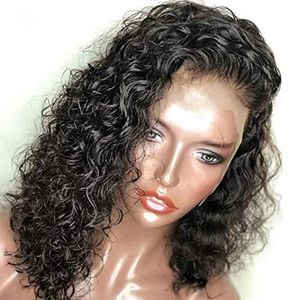 Perucas virgem cabelo brasileiro 8 polegadas bob peruca laço frontal menina encaracolado pixie perucas humanas 100% curto 360 frontal para mulheres negras diva1