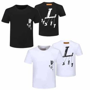 Men's T shirt designer bags luxury men's Tees wear summer round neck sweat absorbing short sleeves outdoor breathable cotton printed coats lovers' clothing