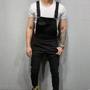 Herren-Trainingsanzüge, Jeans, Herren-Overalls, Denim-Latzhose, Lätzchen, Herren-Overalls, Cargo-Arbeitshosen, Hosen, Distressed-Herren-Casual-Moto-Biker