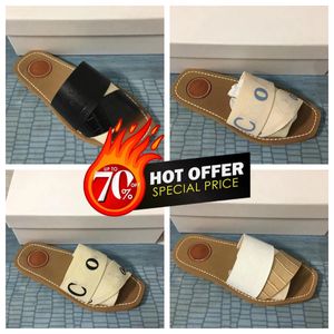 Designer slides Sandles mulheres sandálias amadeiradas fofas mula plana slide bege renda branca letras lona chinelos fuzzy EUR 34-42 sapatos