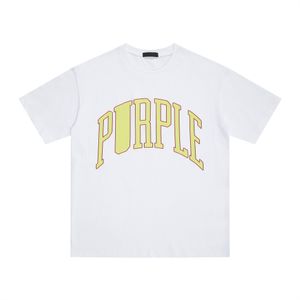 Marca masculina purple camiseta designer tshirt gráfico camisetas made