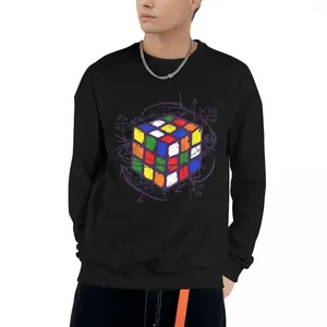 Men's Hoodies Cubiks Math On Light Sweatshirts Blouse Korean Clothes Style Autumn Products Man Women's