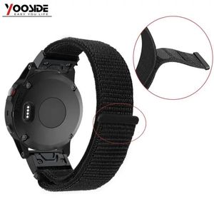 Accessories Soft Lightweight Breathable 22mm Nylon Loop Fastener Watch Band Strap for Garmin Fenix5X/3HR/5s/ 5/5 Plus/Quatix 5/935 Wristband