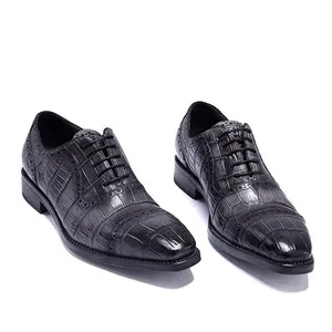 Sapatos de vestido Weitasi True Crocodile Pure Manual Business Leisure Homens Formal Genuíno Couro Solesneaker