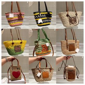 حقيبة مصممة للنساء Loe Loe Tote Crossbody Handbags Straw Wruded Baske Facs Counter Counters Hand Handbag Canvas Wallet Conter Crossbody Facs Loeewes