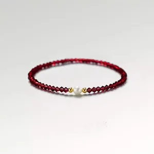 Strand Luxury Bracelets for Women Crystal Pearl Bracelet Gift Jewelry Bead Friend Accessoriesries Gril