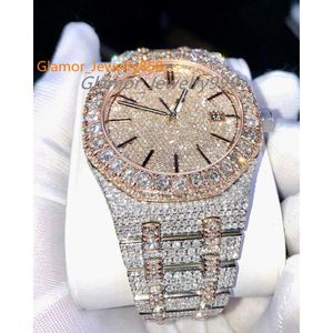 Moissanite Diamond Iced Out Designer Mens Watch for Men High Quality Montre Automatic Movement Watches Orologio. Montre de Luxe L21