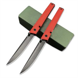 Coltello tascabile con impugnatura G10 CEO 7096 Coltello tascabile da caccia di sopravvivenza da campeggio con lama da 3,1 pollici Coltelli pieghevoli EDC