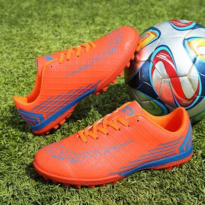 Sicherheitsschuhe Frühling Herren Sport Fußballschuhe Mode Orange Herren Jungen Fitnessstudio Training Fußballschuhe Knöchel Herren Stollen Spikes Turnschuhe Futsalschuhe 230630