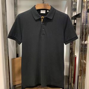 Camiseta de grife haikyuu camisa polo pólo masculino camisa arder de arder bu colar xadrez de colarinho britânico ba.