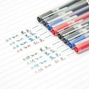 Pens 500Pcs/200/100/50 lot MUJIs Gel Pen Wholesale 0.5mm 0.38mm Black/Blue/Red Original Japan Stationery Supplier for School Office