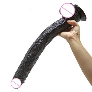 J2643cm super large and long simulated penis fake anal plug fun egg skipping masturbator toy