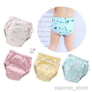 Cloth Diapers 6 Layer Waterproof Reusable Cotton Baby Training Pants Infant Shorts Underwear Cloth Baby Diaper Nappies Panties Nappy ChangingHKD230701