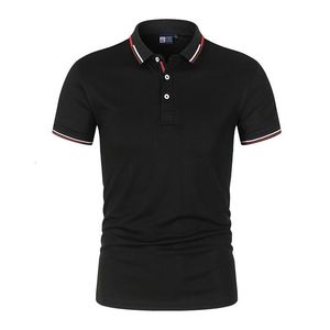 Men's Polos Summer Brand Polo Shirt Thermal Short Sleeve Breathable Top Business Casual Suitable for Me 230630