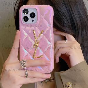 Luxury Gold Y Phonecase Designer Phone Case Fashion Brand For Men Phone Cases Womens Cover Shell per Iphone 14 Pro Max Plus 13 12 2023 Hot