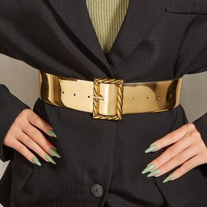 Belts High Quality Ladies Fashion Gold Belt Dress Shirt Suit Decorative Pin Buckle Belts for Women Luxury Designer Waist Belt 230630