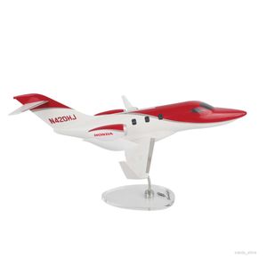 طائرة Modle Hondajet Red 1 32 Scale Business Jet Plane Display Collection Aircraft ModelHKD230701