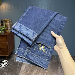 Men's Jeans designer Light Luxury Summer Thin Fit Small Feet Harun 2023 New Spring and Autumn Stretch Pants KKWU