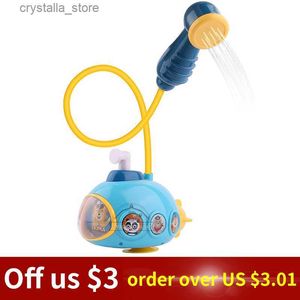 子供用のベビーバスおもちゃ電気潜水艦シャワー吸盤ベビーおもちゃスプレーおもちゃ浴槽おもちゃスプリンクラーベビーシャワーl230518
