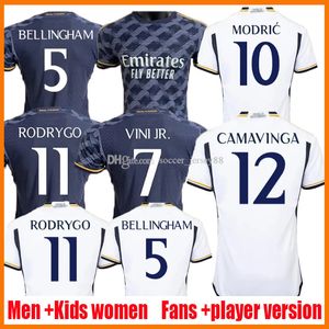 23 24 24 Benzema Finały Koszulki piłkarskie 2023 2024 Koszulka piłkarska Vini Jr Camavinga Tchouameni Valverde Hazard Mbappe #9 Asensio Real Madrids Modric Camiseta Men Kid Kit Kit Kit Kit