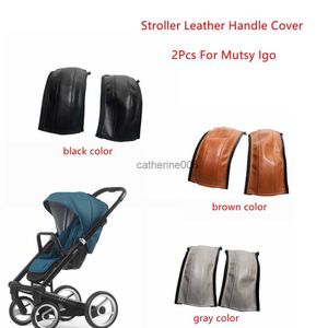 Capa de apoio de braço de couro PU para Mutsy iGO HandleBumper Sleeve Case Bar Capa protetora para carrinho de bebê acessórios para carrinho de bebê L230625